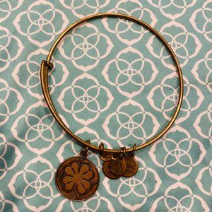 Alex and Ani Shamrock Charm Bracelet